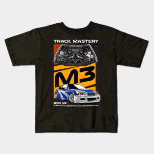 BMW E46 Track Mastery Kids T-Shirt